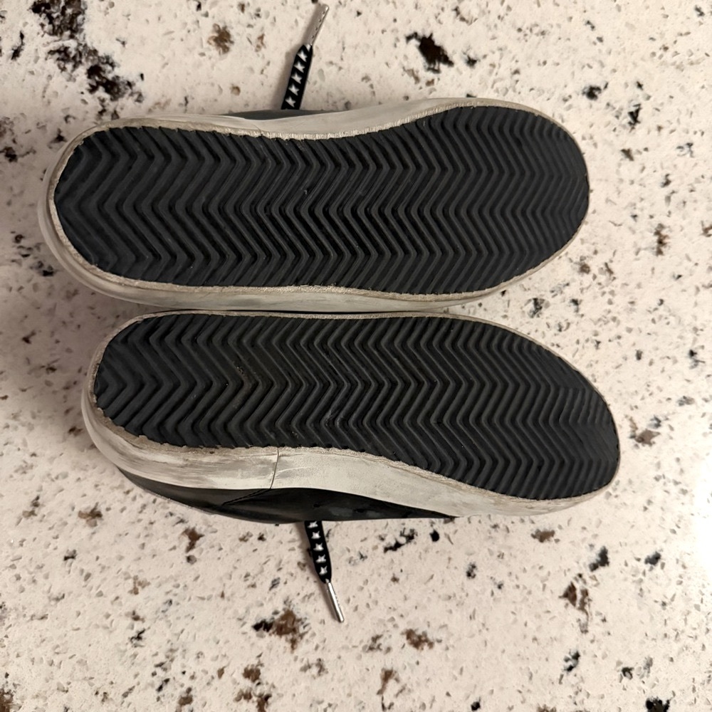 Golden Goose Deluxe Super-Star Low-Top Sneakers Black/White - S 6/36 - Picture 5 of 10